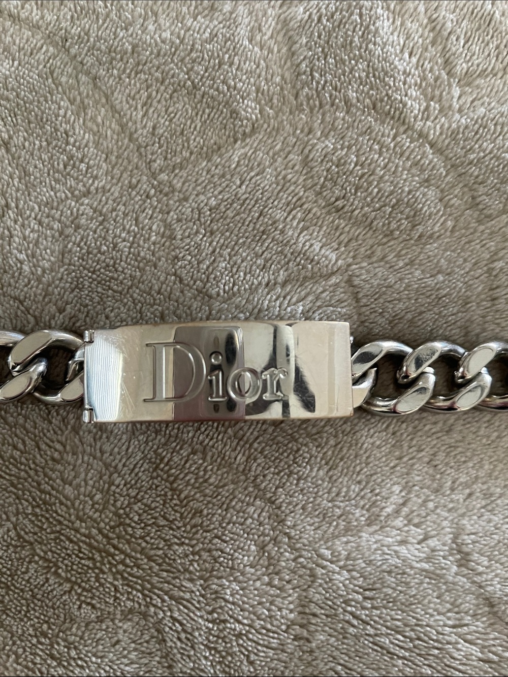 Auth. Christian Dior "Street Charm" ID Bracelet
Rare Iconic Collector's Piece